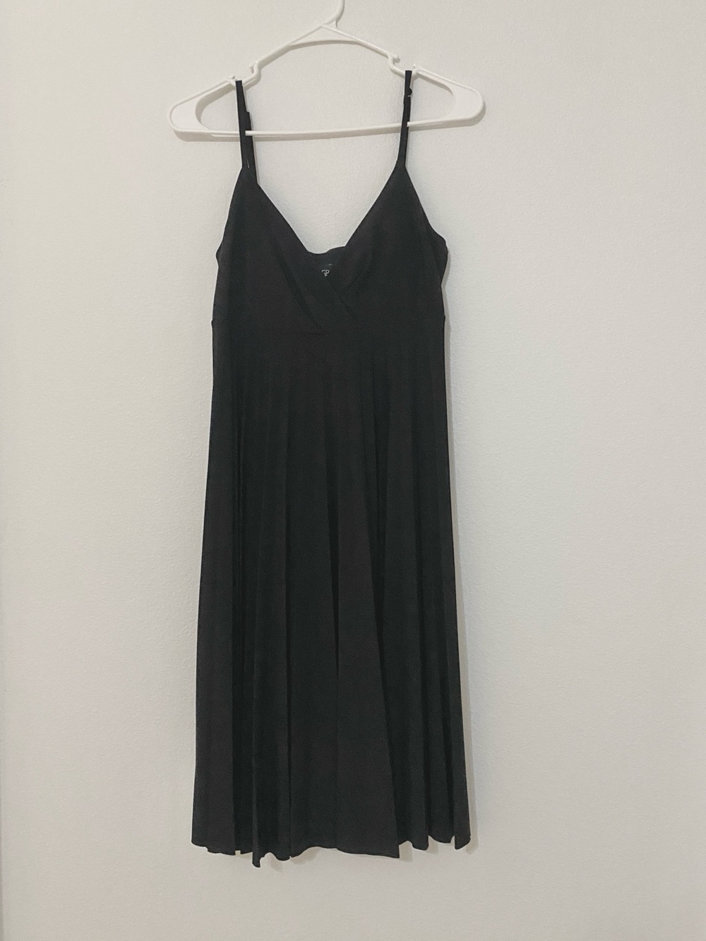 AGB Black Dress with Adjustable Spaghetti Straps
